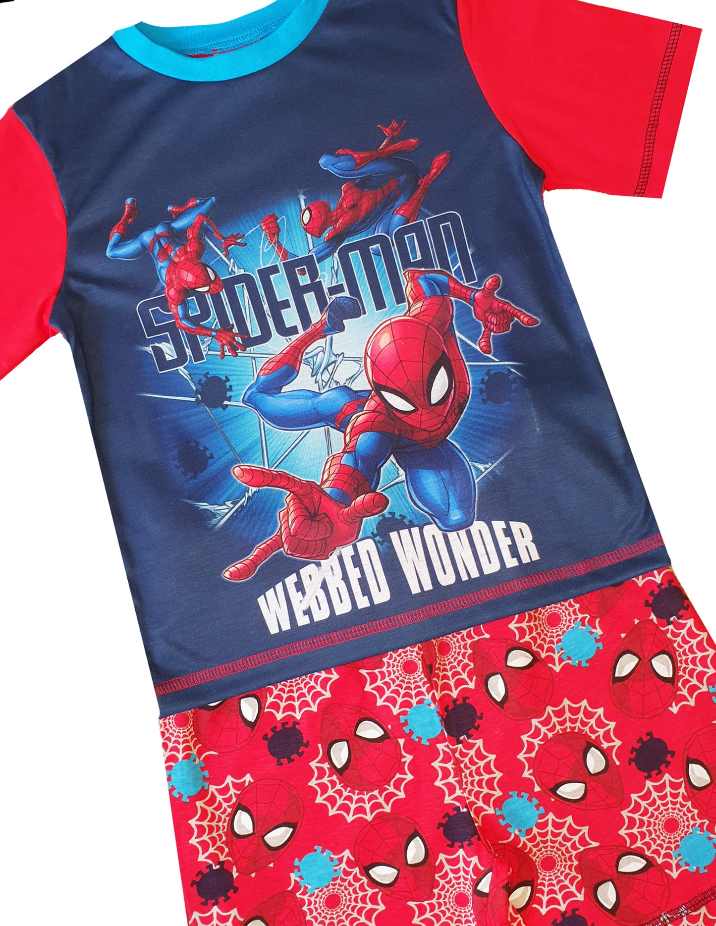 Boys Spiderman Marvel Short Pyjamas