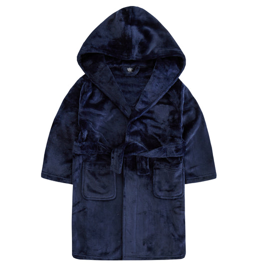 Kids Dressing Gown - Navy Blue