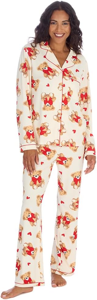 Matching Pyjamas Ladies and Girls - Teddy Bear