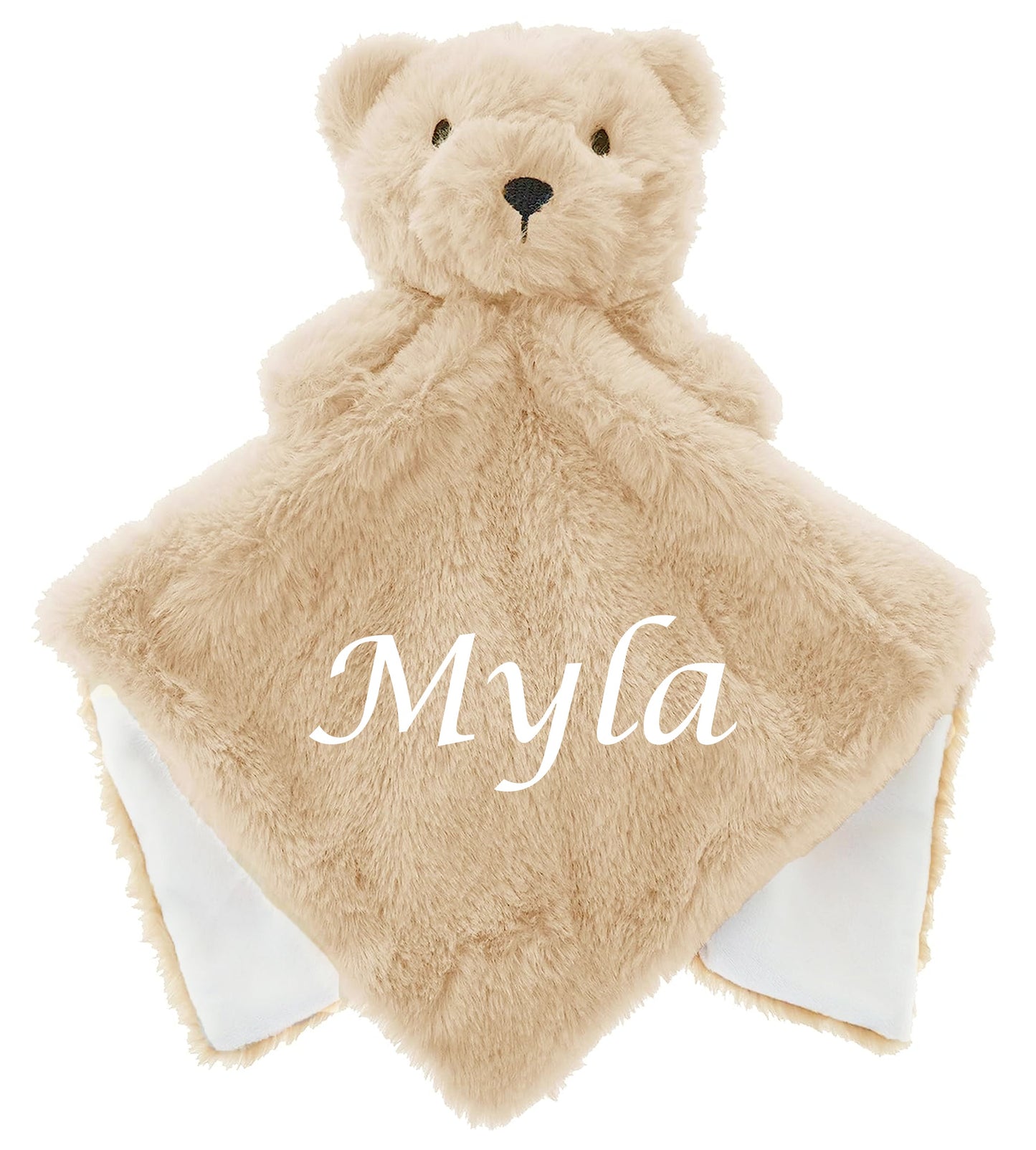 Personalised Baby Bear Comforter Blanket