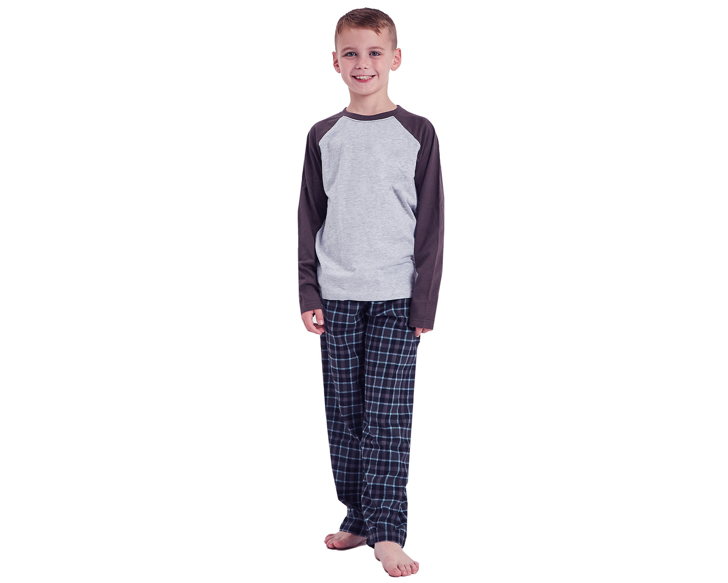 Boys Grey Pyjamas - Woven