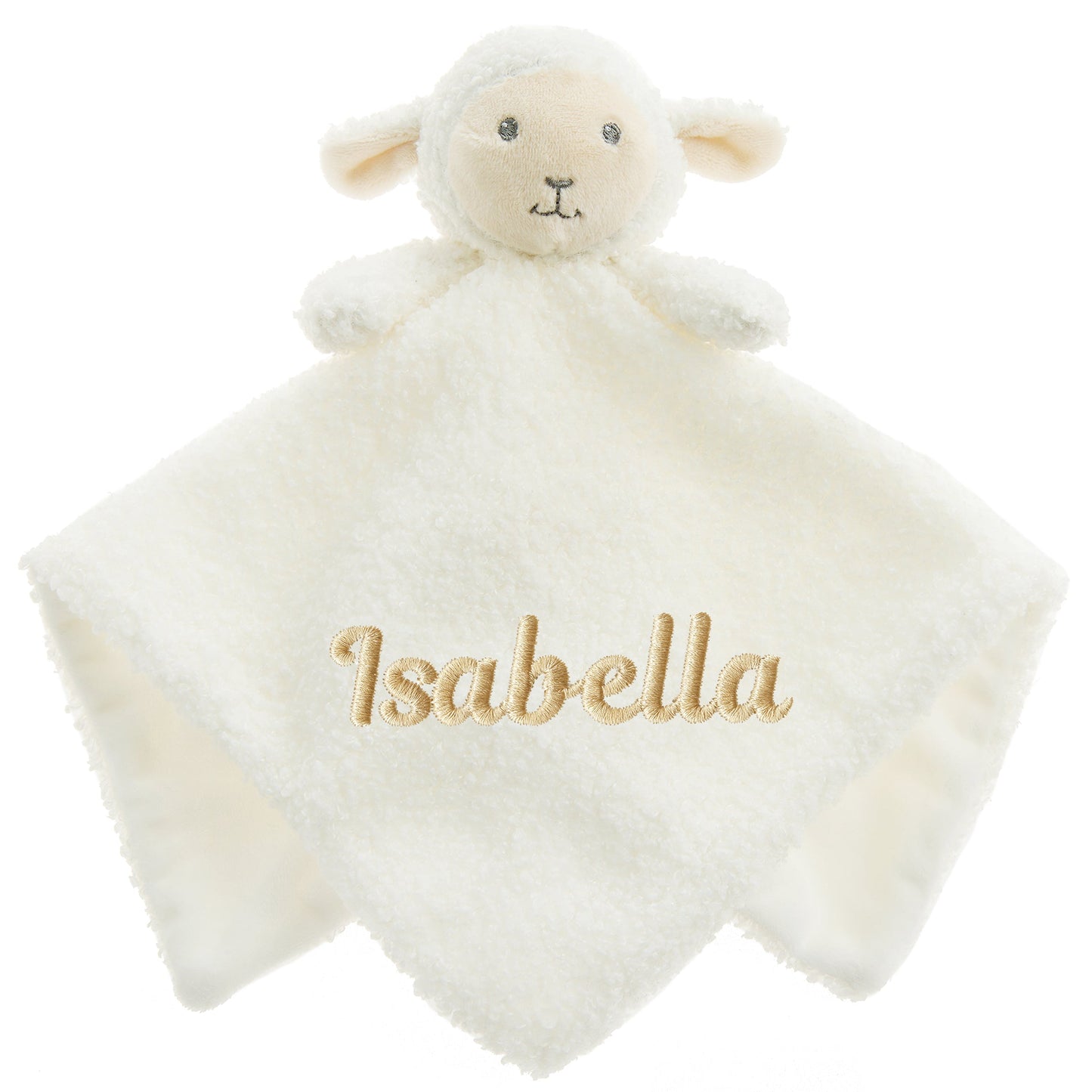 Personalised Baby Lamb Comforter Blanket