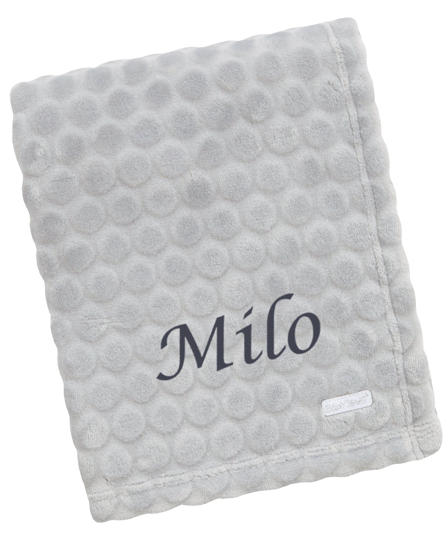 Personalised Baby Blanket - Grey