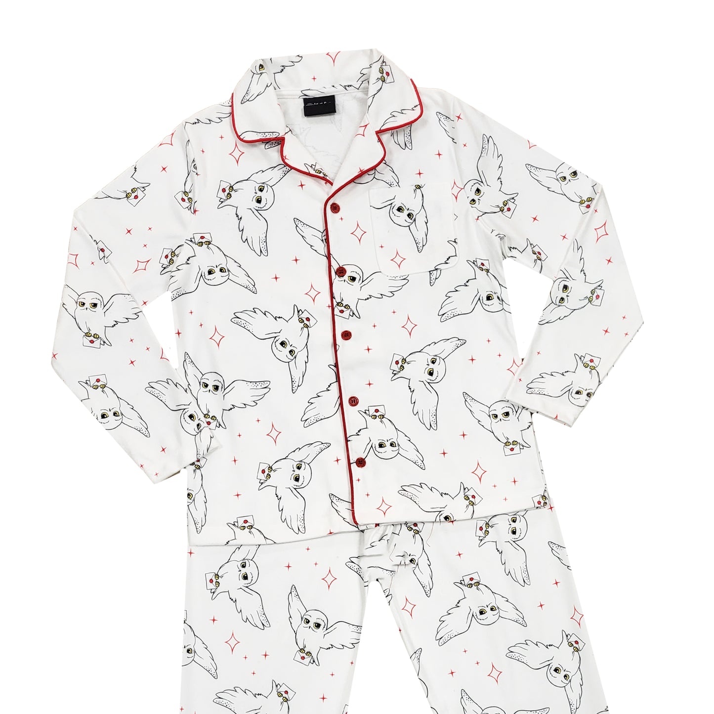 Girls Harry Potter Pyjamas - Button Fleece