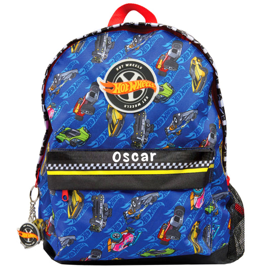 Hot Wheels Personalised Backpack - Multi
