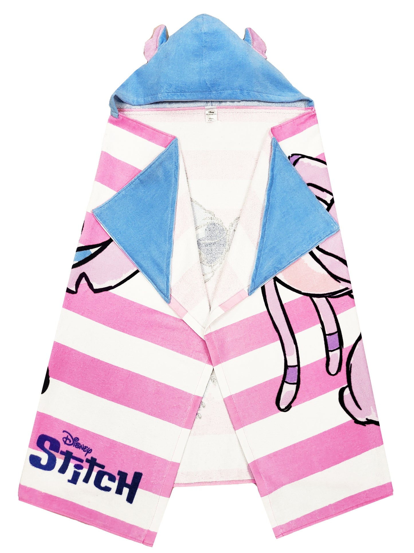 Girls Disney Lilo & Stitch Hooded Towel Wrap