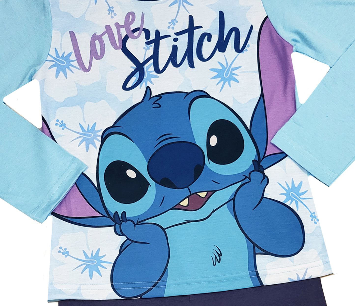 Girls Lilo & Stitch Pyjamas - Blue