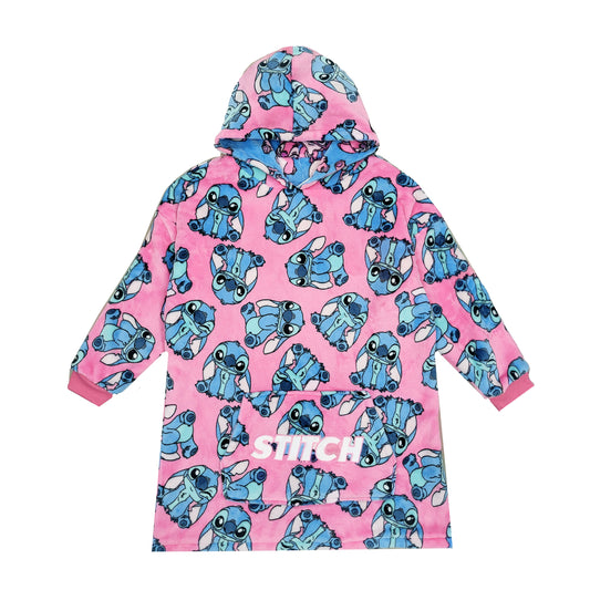 Girls Disney Lilo & Stitch Reversible Oversized Hoodie