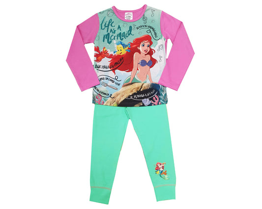 Girls Disney Little Mermaid Pyjamas