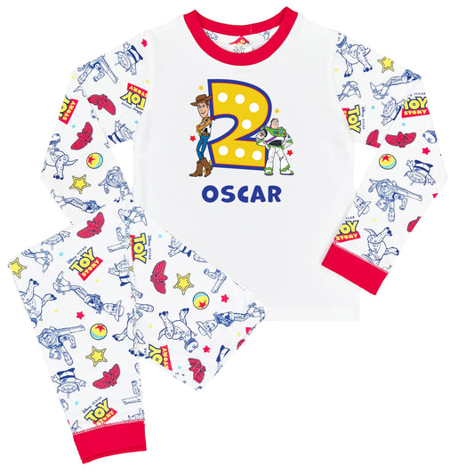 Personalised Toy Story Birthday Pyjamas - Number