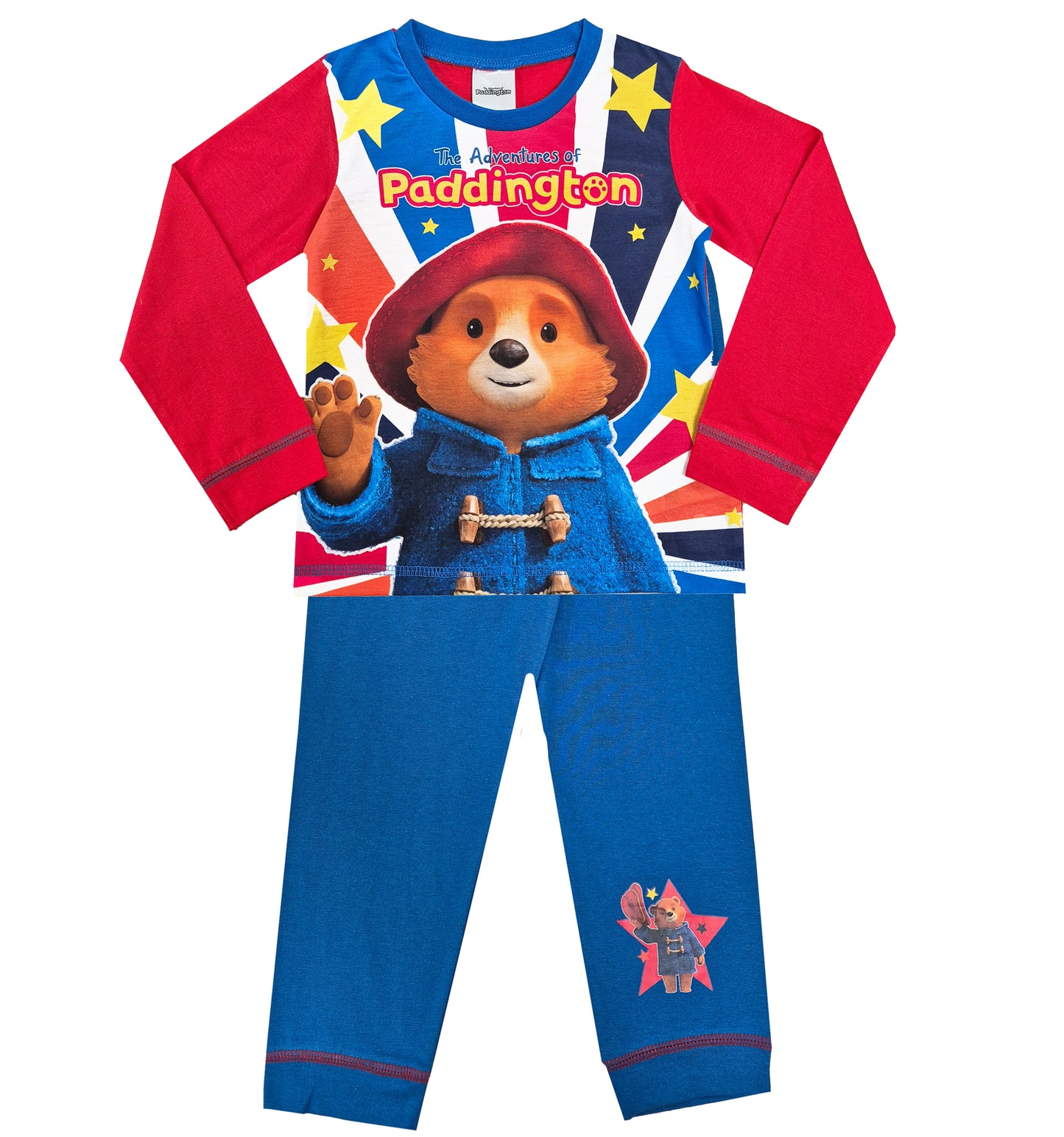 Paddington Bear Boys Pyjamas - Blue Red