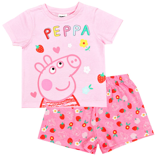Peppa Pig Short Pyjamas - Pink