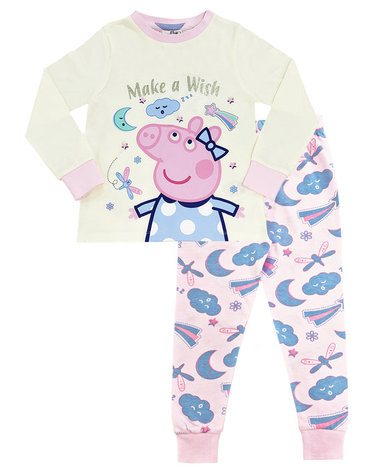 Girls Peppa Pig Pyjamas - Make a Wish