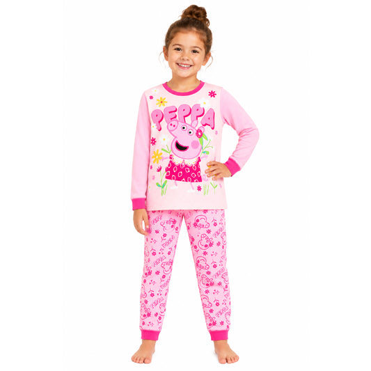 Peppa Pig Pyjamas - Pink Flowery