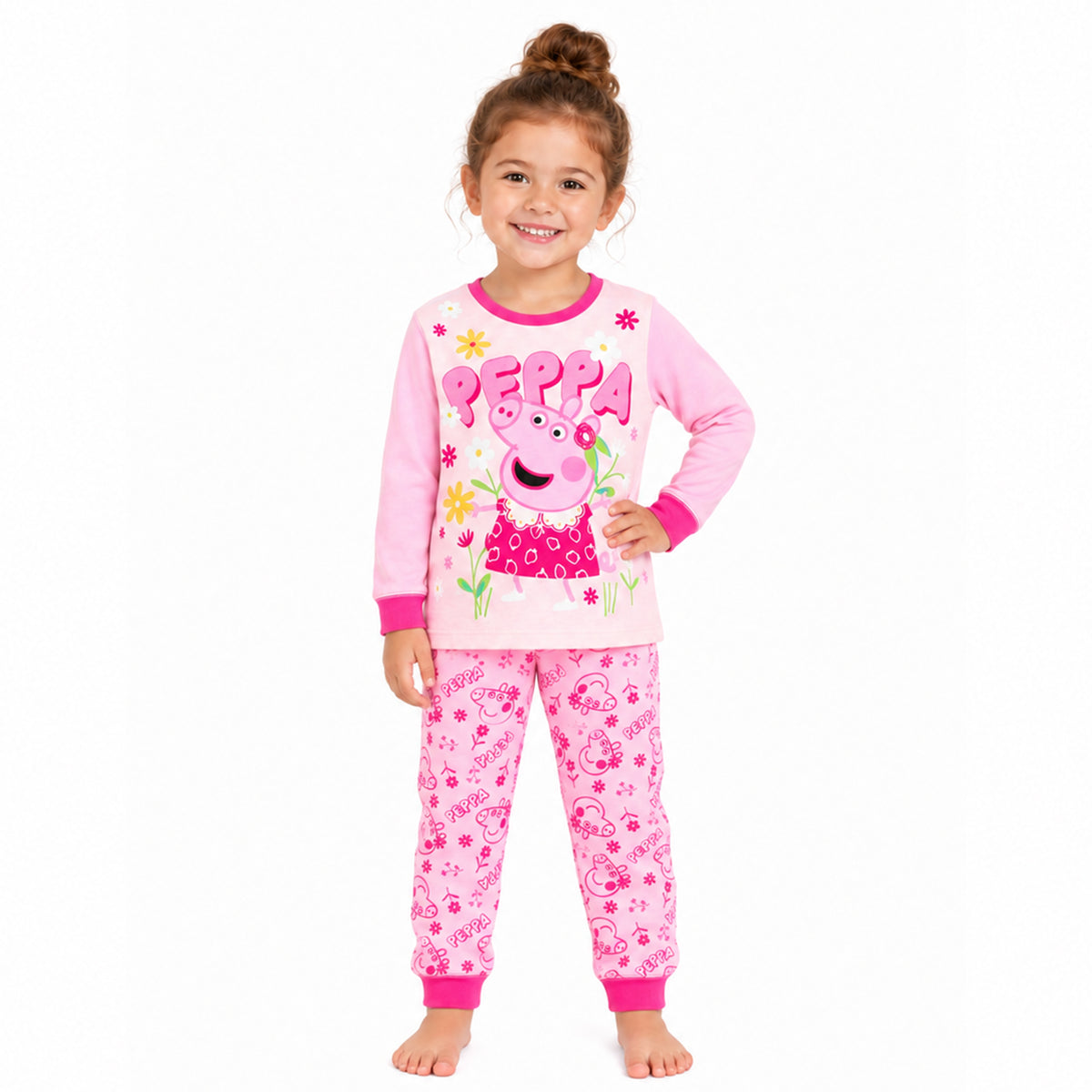 Peppa Pig Pyjamas - Pink Flowery