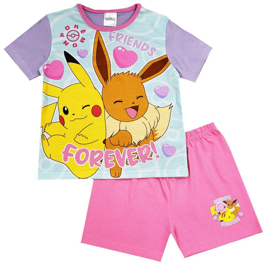 Girls Pokemon Short Pyjamas