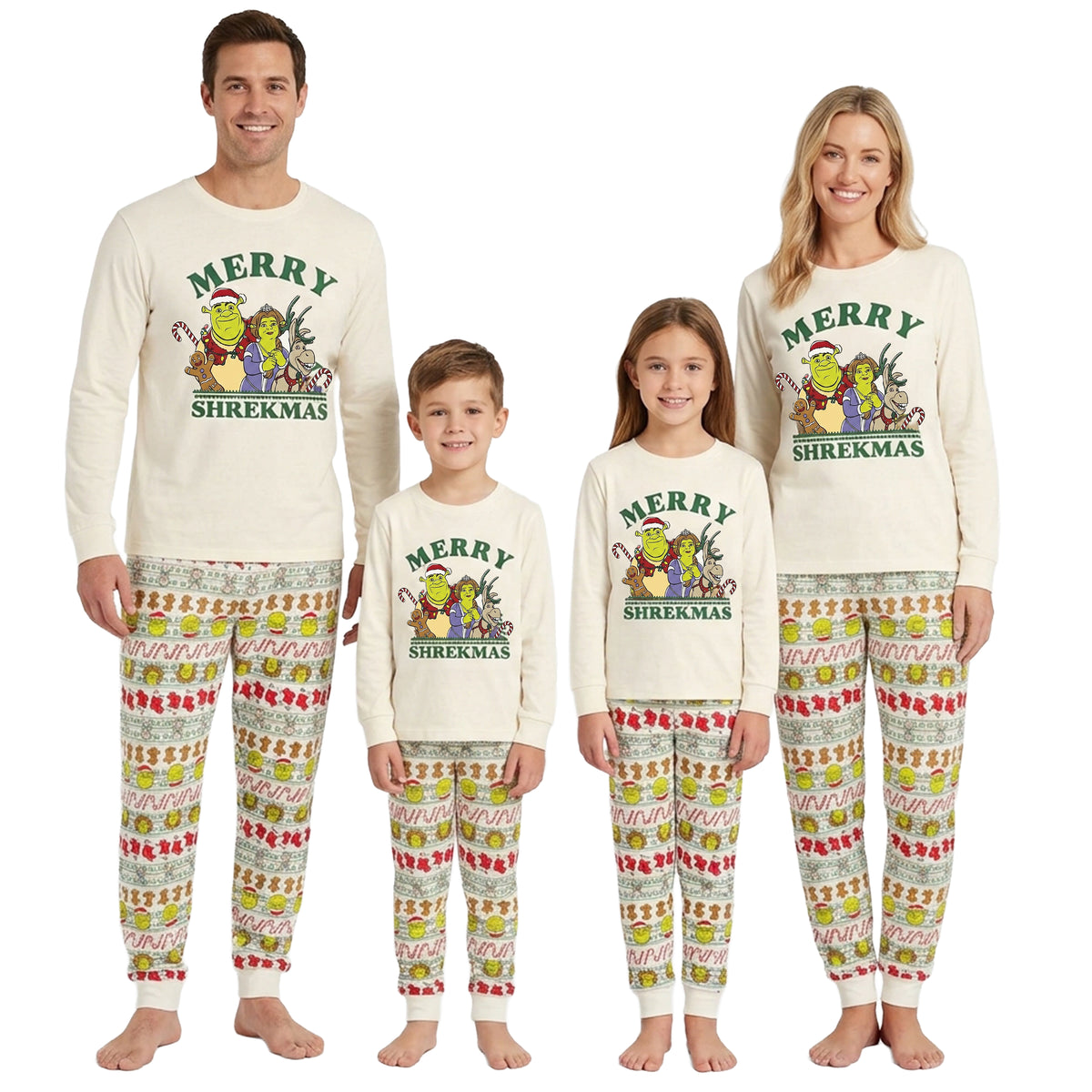 Shrek Family Matching Christmas Pyjamas