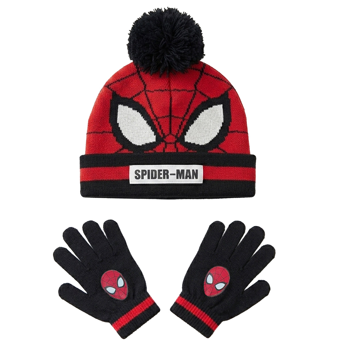 Spiderman Hat & Gloves Set