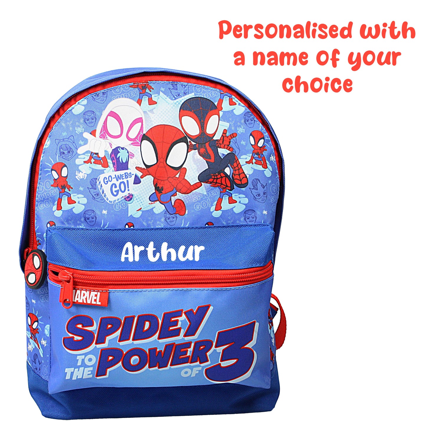 Personalised Spidey Backpack