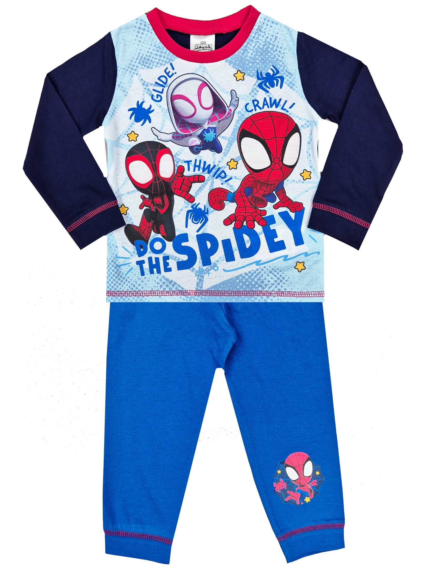 Spidey & Friends Marvel Boys Pyjamas - Blue