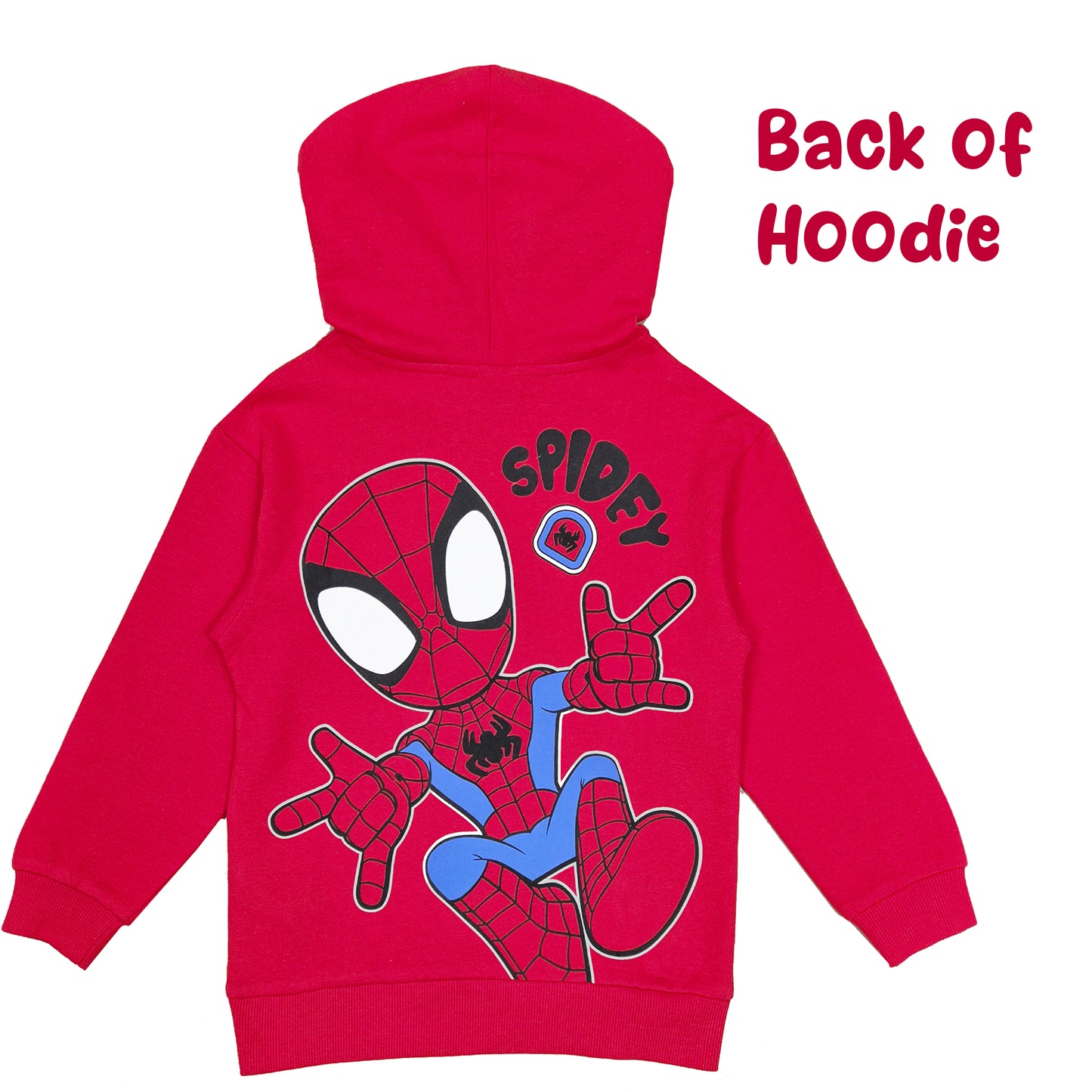 Personalised Spidey Marvel Kids Hoodie - Initial