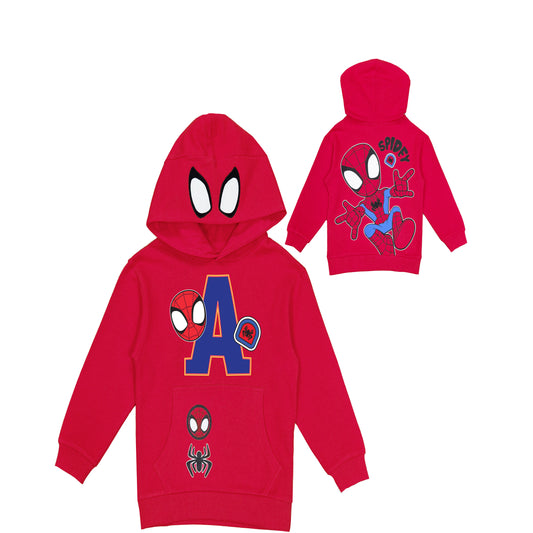 Personalised Spidey Marvel Kids Hoodie - Initial