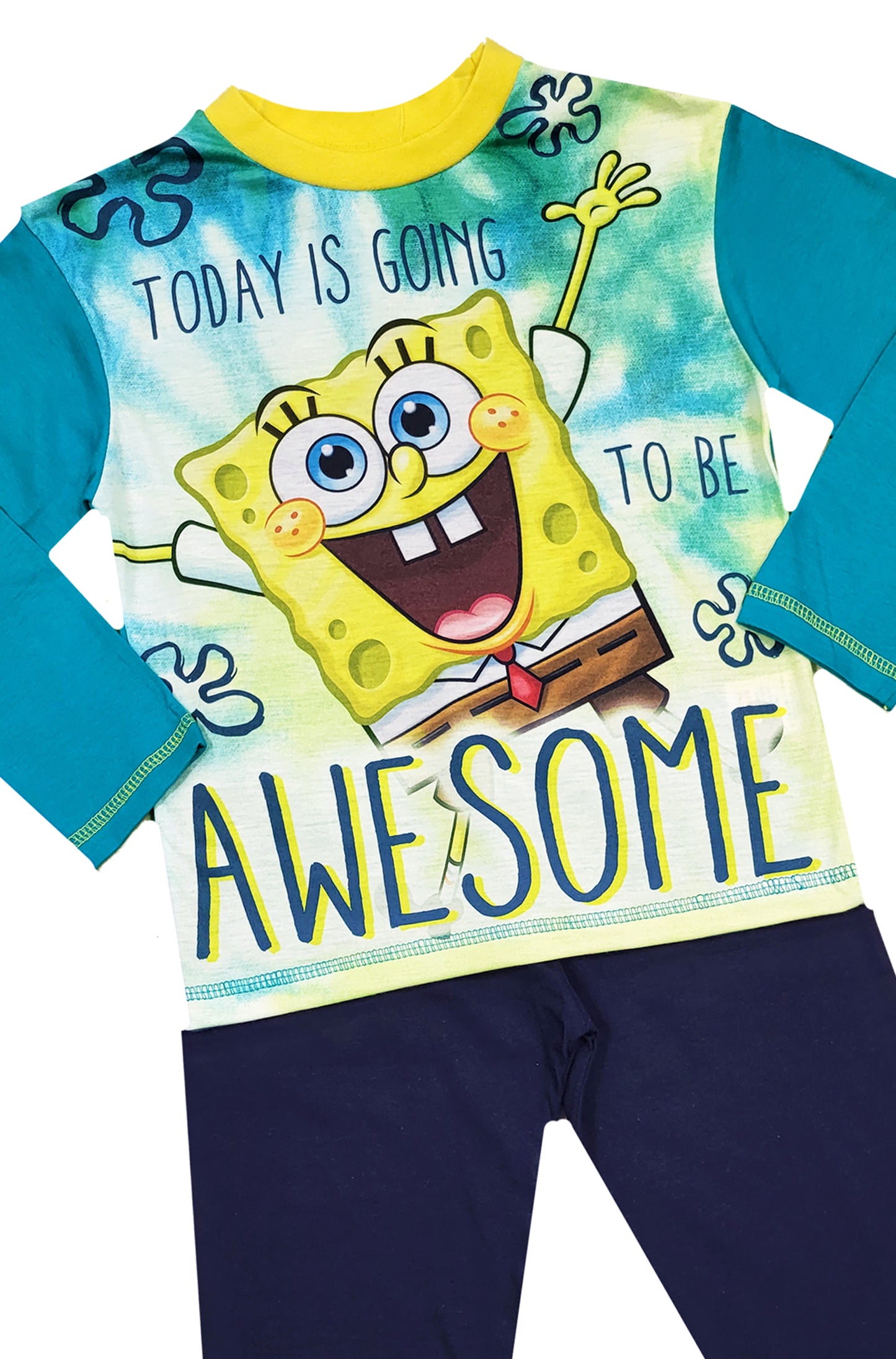 Boys SpongeBob Squarepants Pyjamas - Blue