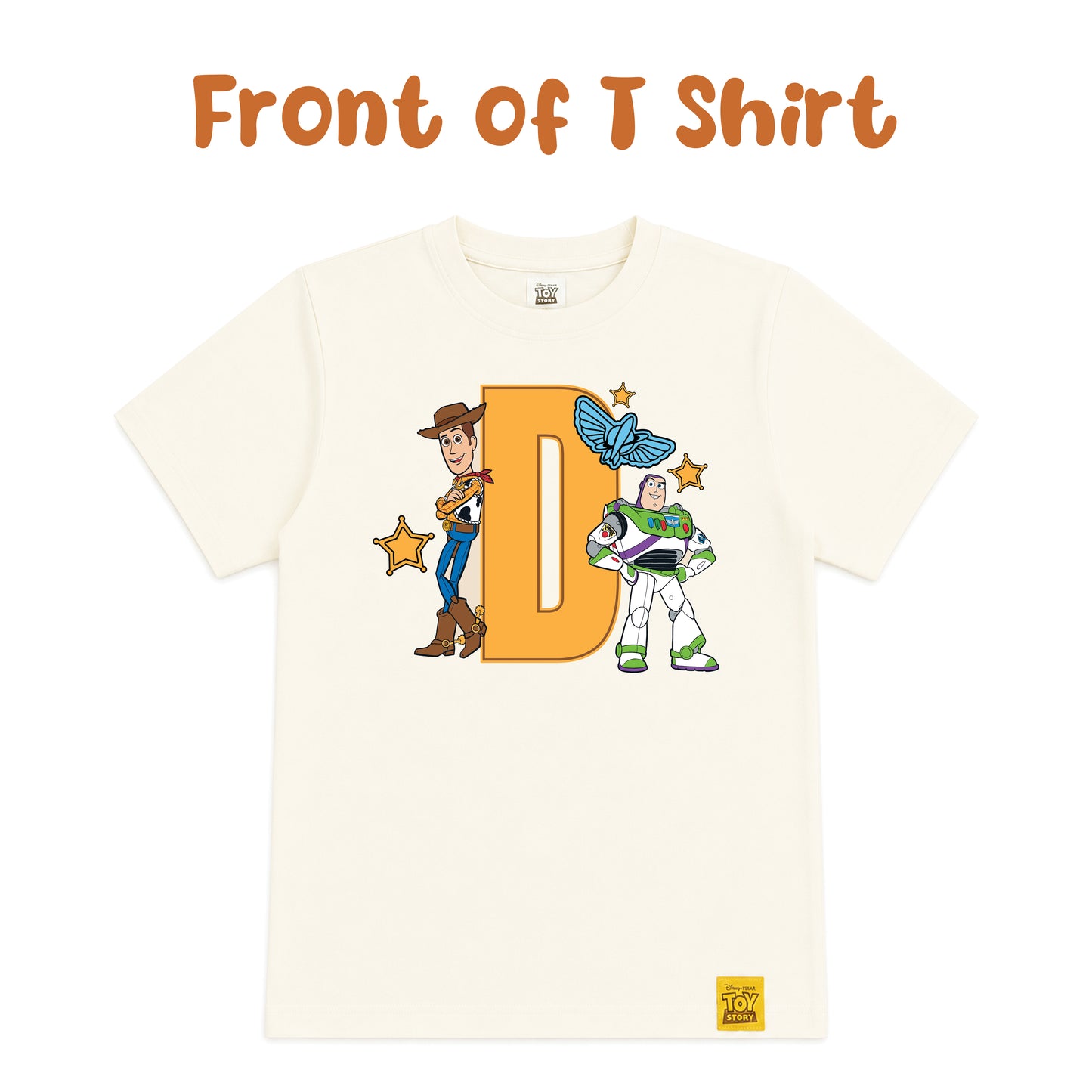Toy Story Personalised T Shirt - Initial