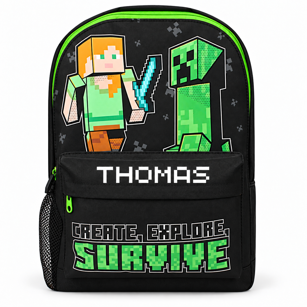 Minecraft Personalised Backpack - Survive