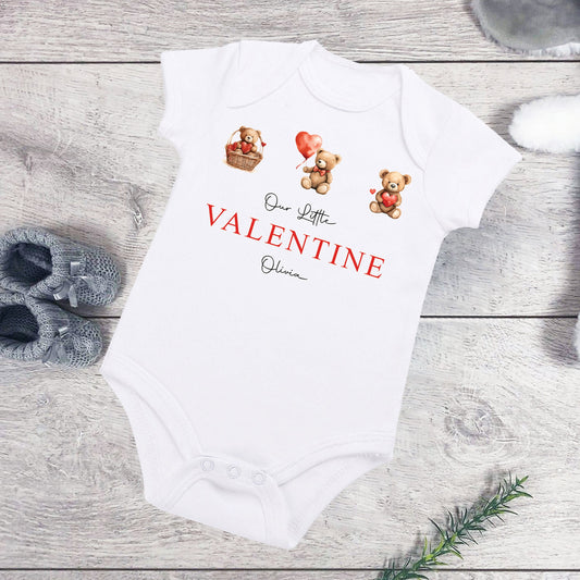 Valentines Personalised Baby Vest - Little Trio