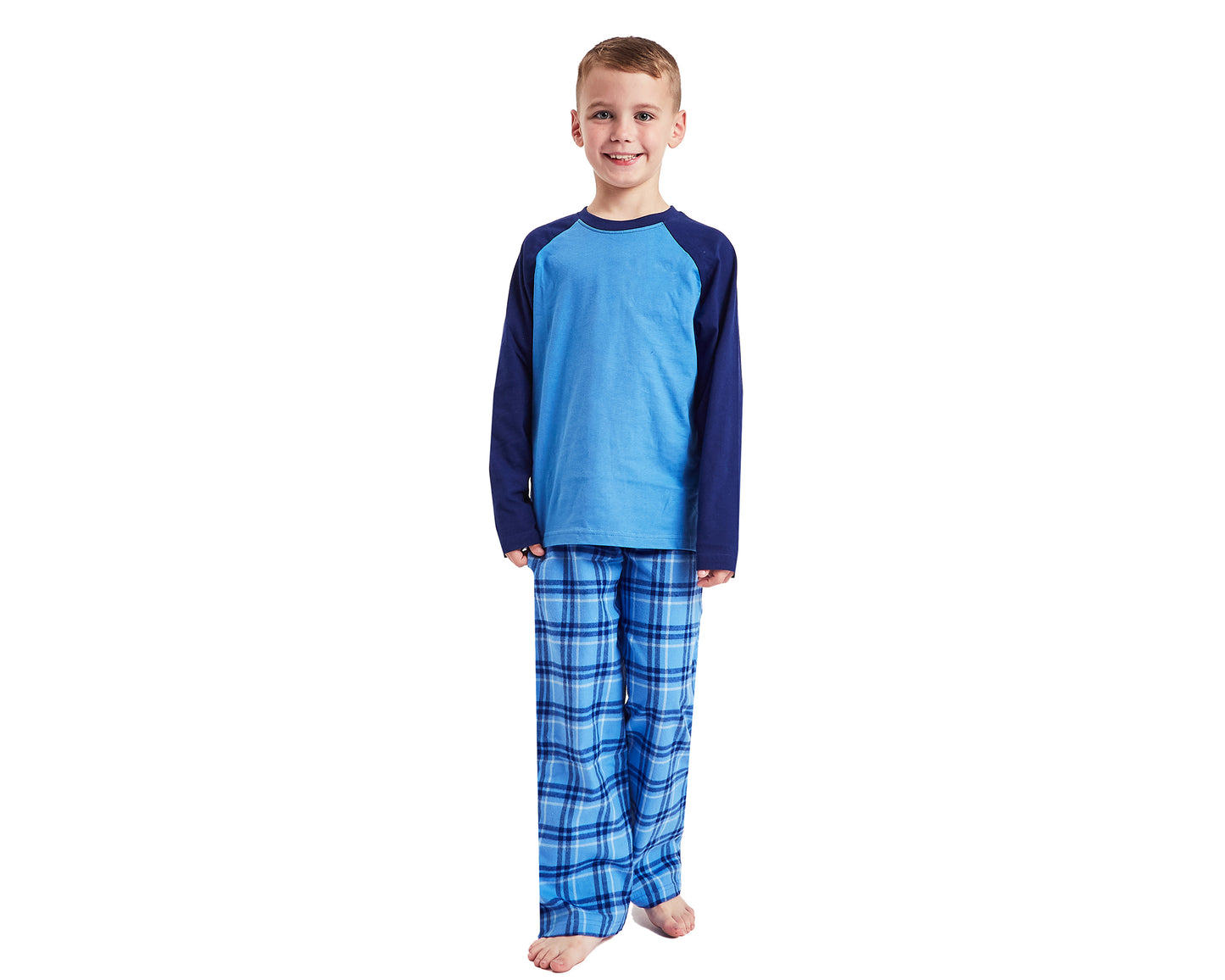 Boys Blue Pyjamas - Woven