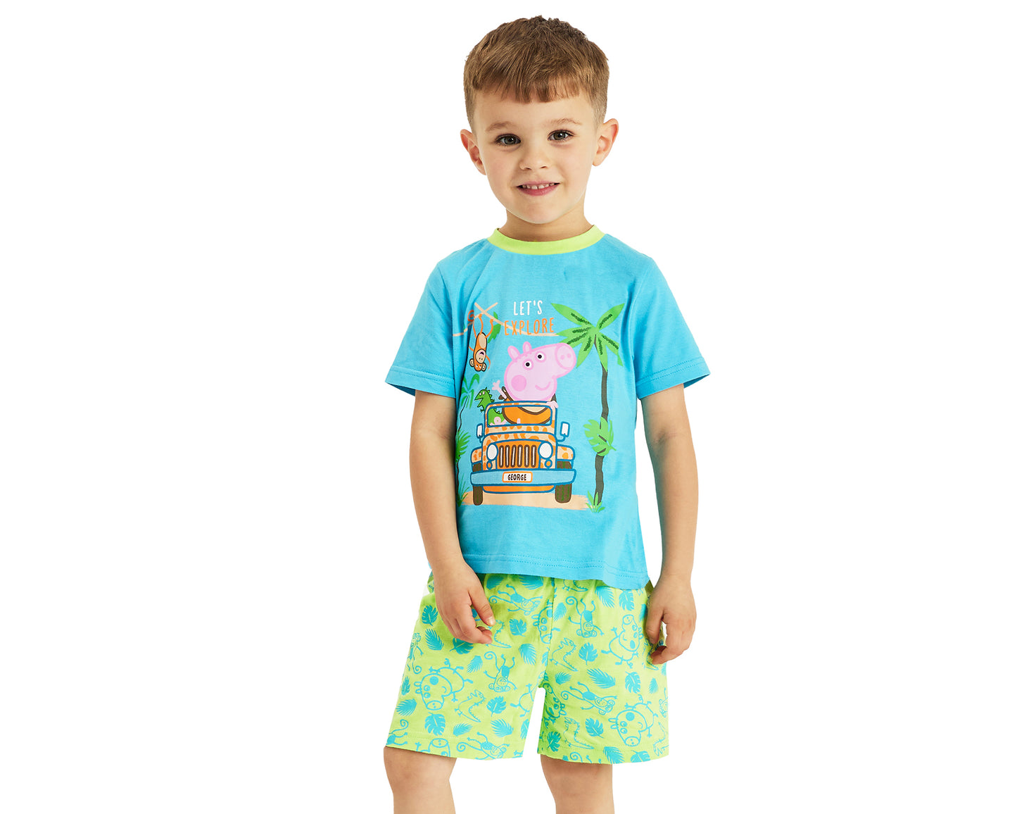 Boys George Pig Short Pyjamas