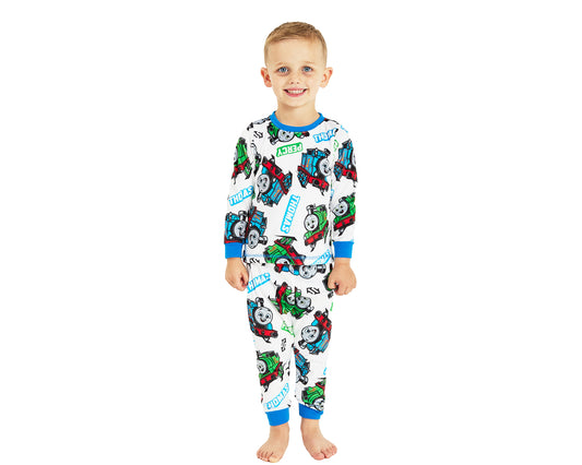 Boys Thomas & Friends Train Fleece Pyjamas