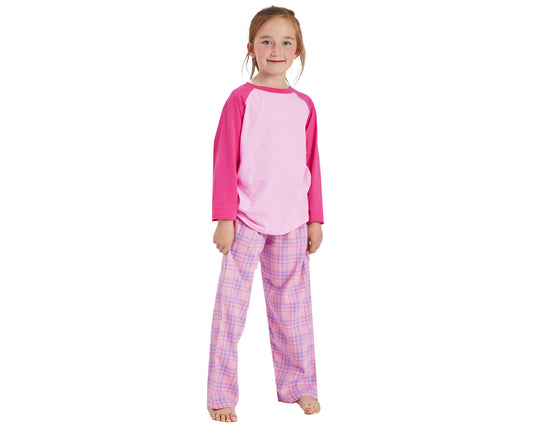 Girls Pink Pyjamas - Woven