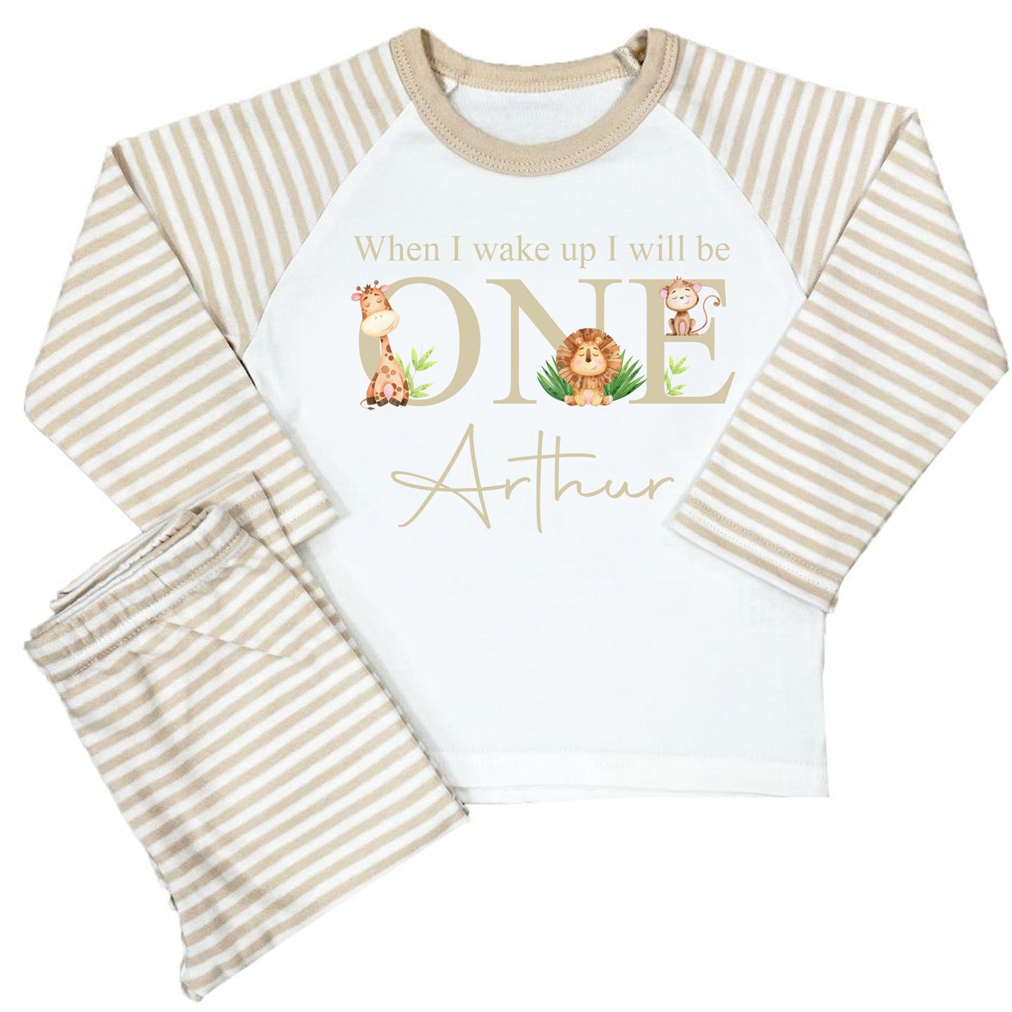 Personalised Safari Birthday Pyjamas