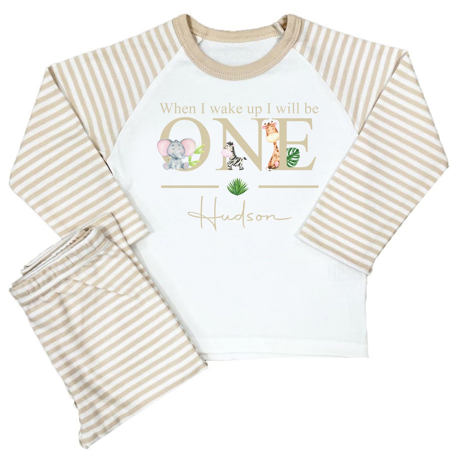 Personalised Safari Birthday Pyjamas