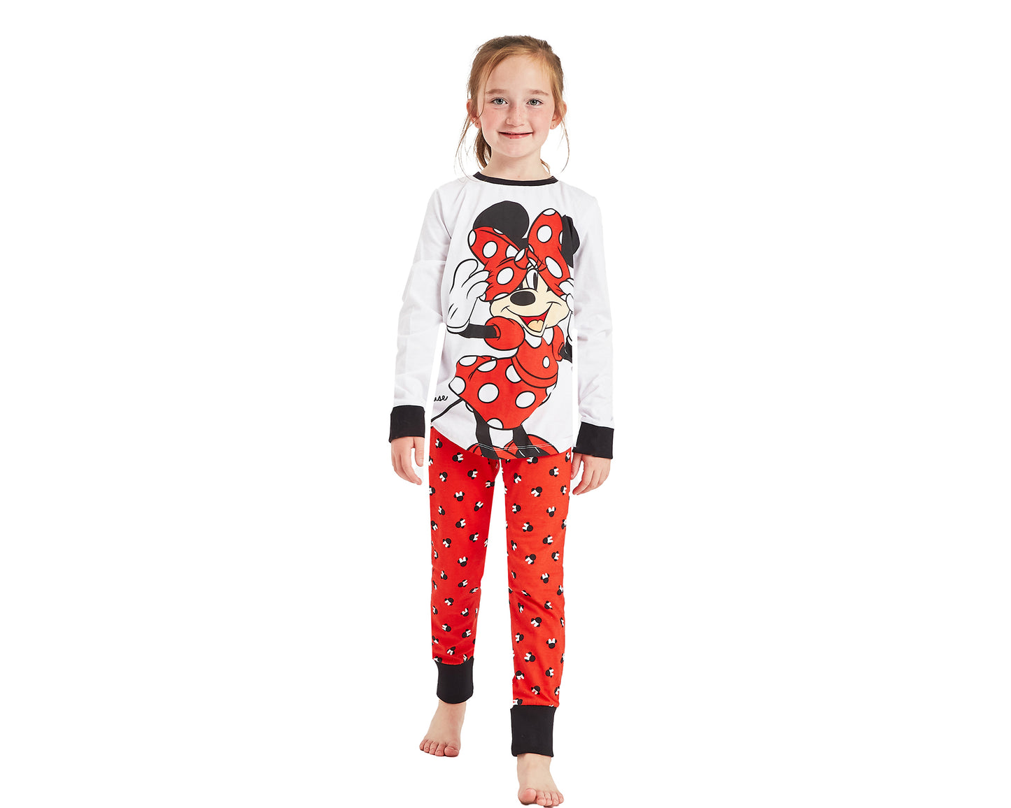 Girls Disney Minnie Mouse Pyjamas - White