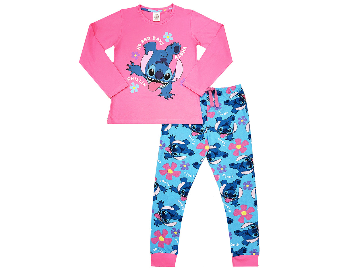 Girls Ladies Disney Lilo Stitch Mini Me Pyjamas