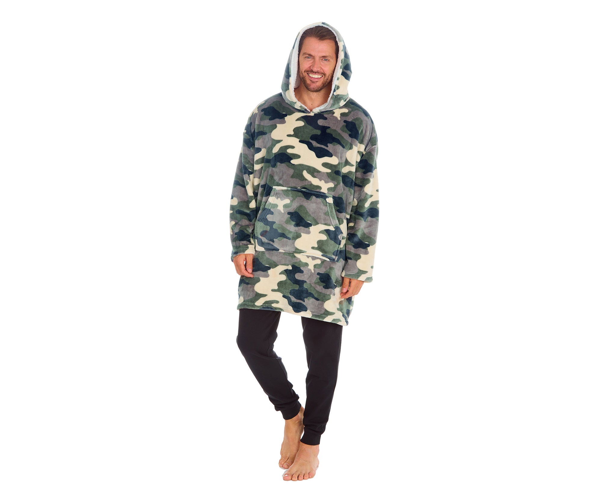 Oversized clearance camo sweater