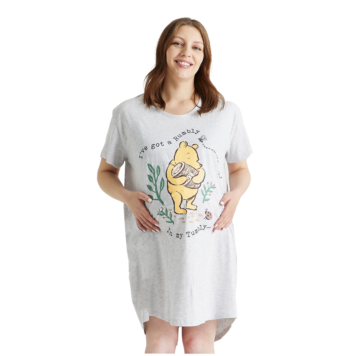 Ladies Disney Winnie the Pooh Maternity Nightshirt