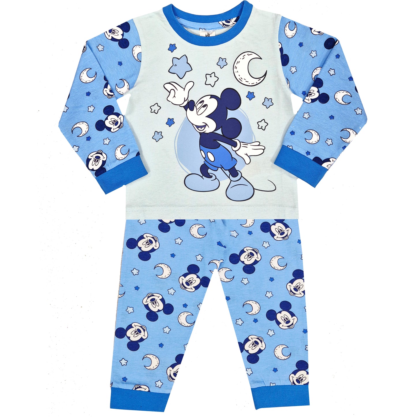 Mickey Mouse Baby Boy Pyjamas - Blue