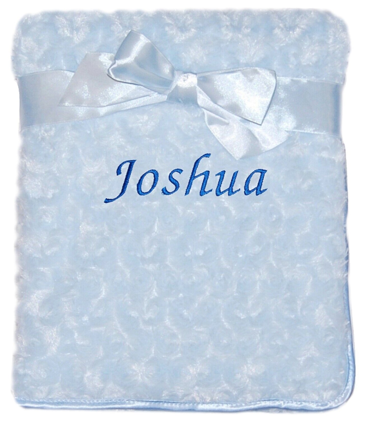 Personalised Baby Rosebud Blanket