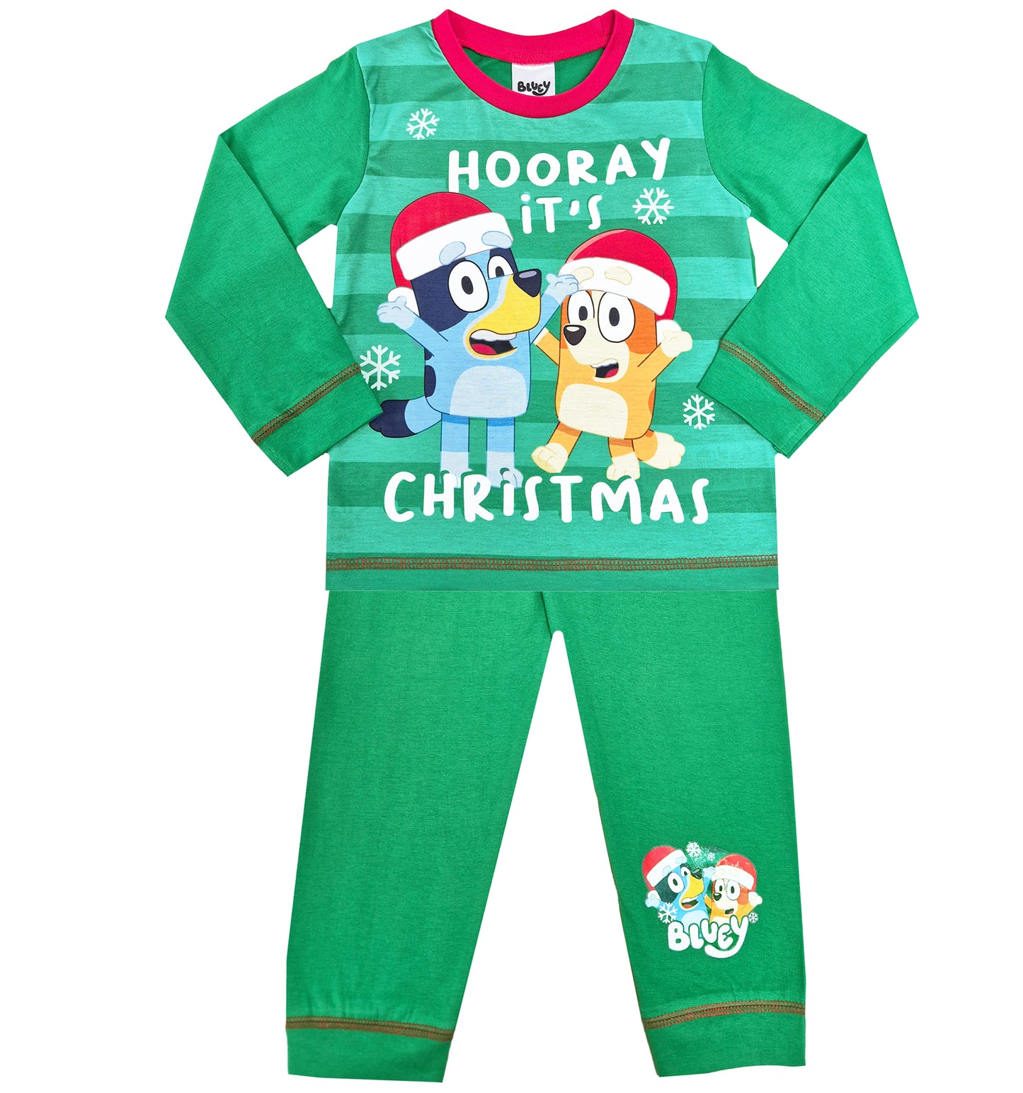 Christmas Bluey Boys Pyjamas - Christmas Blue