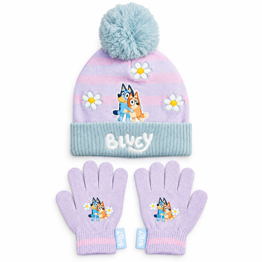 Bluey Hat & Gloves Set