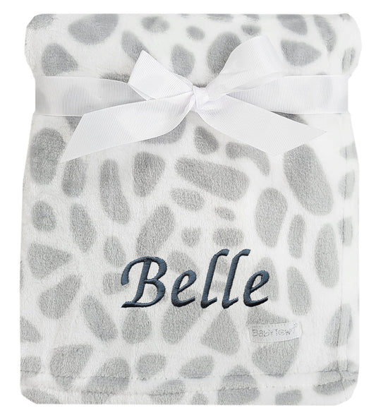 Personalised Giraffe Blanket