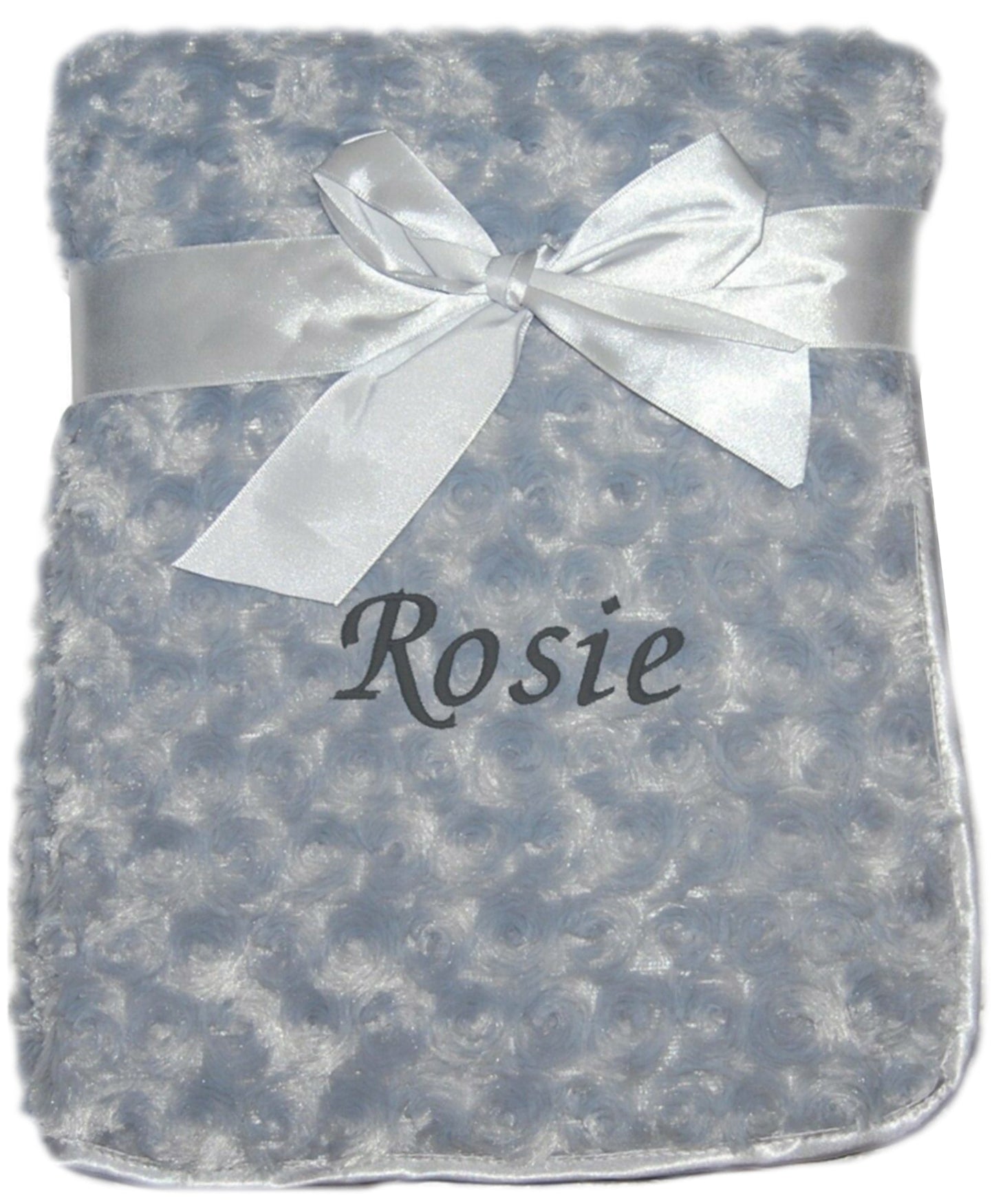 Personalised Baby Rosebud Blanket