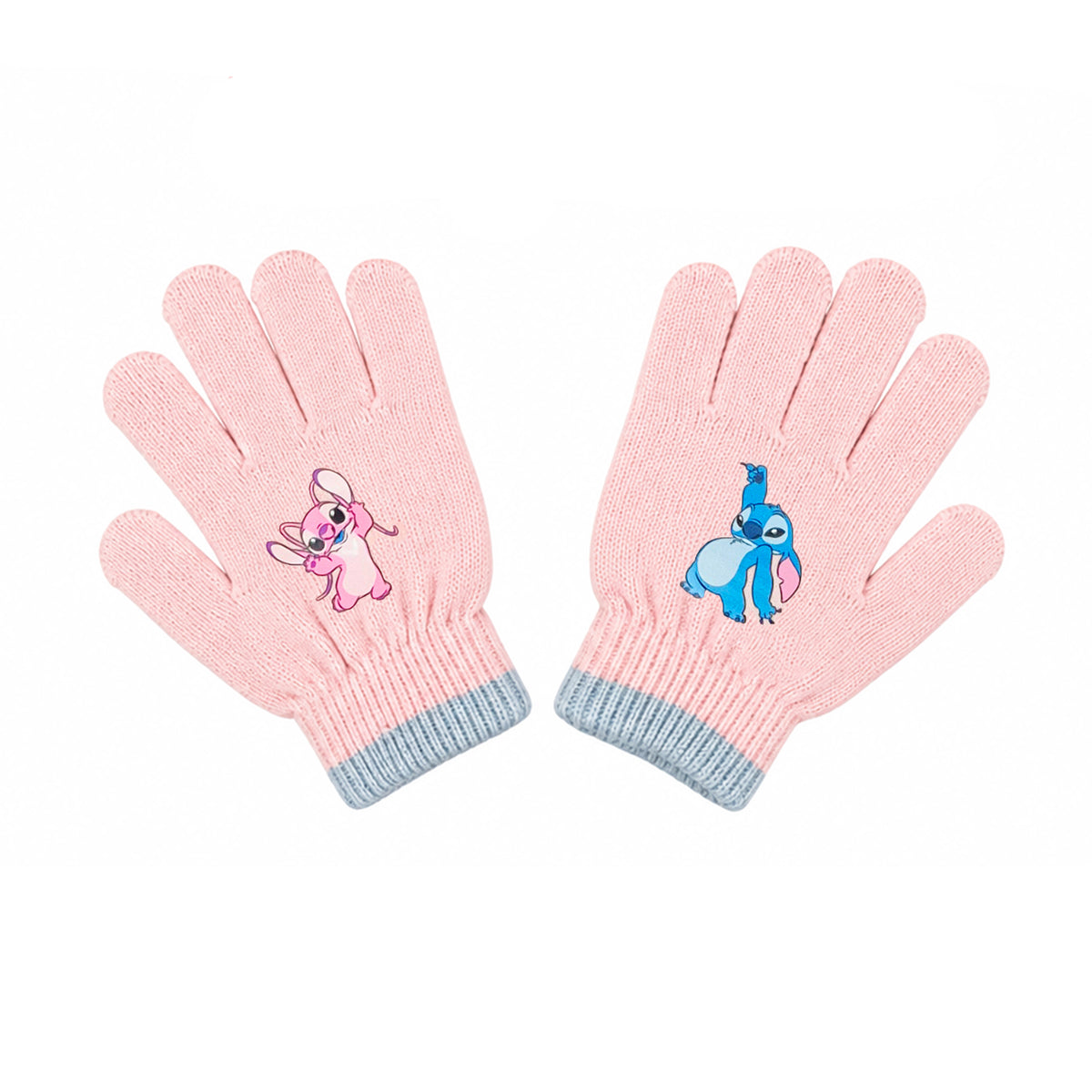 Lilo & Stitch Hat & Gloves Set - Pink