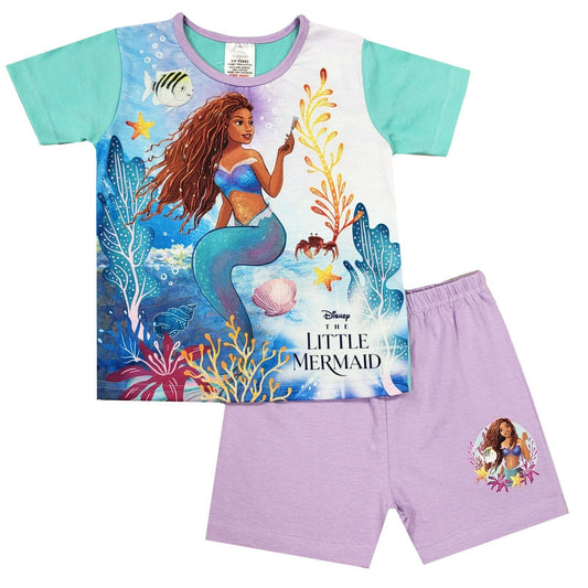 The Little Mermaid Girls Short Pyjamas