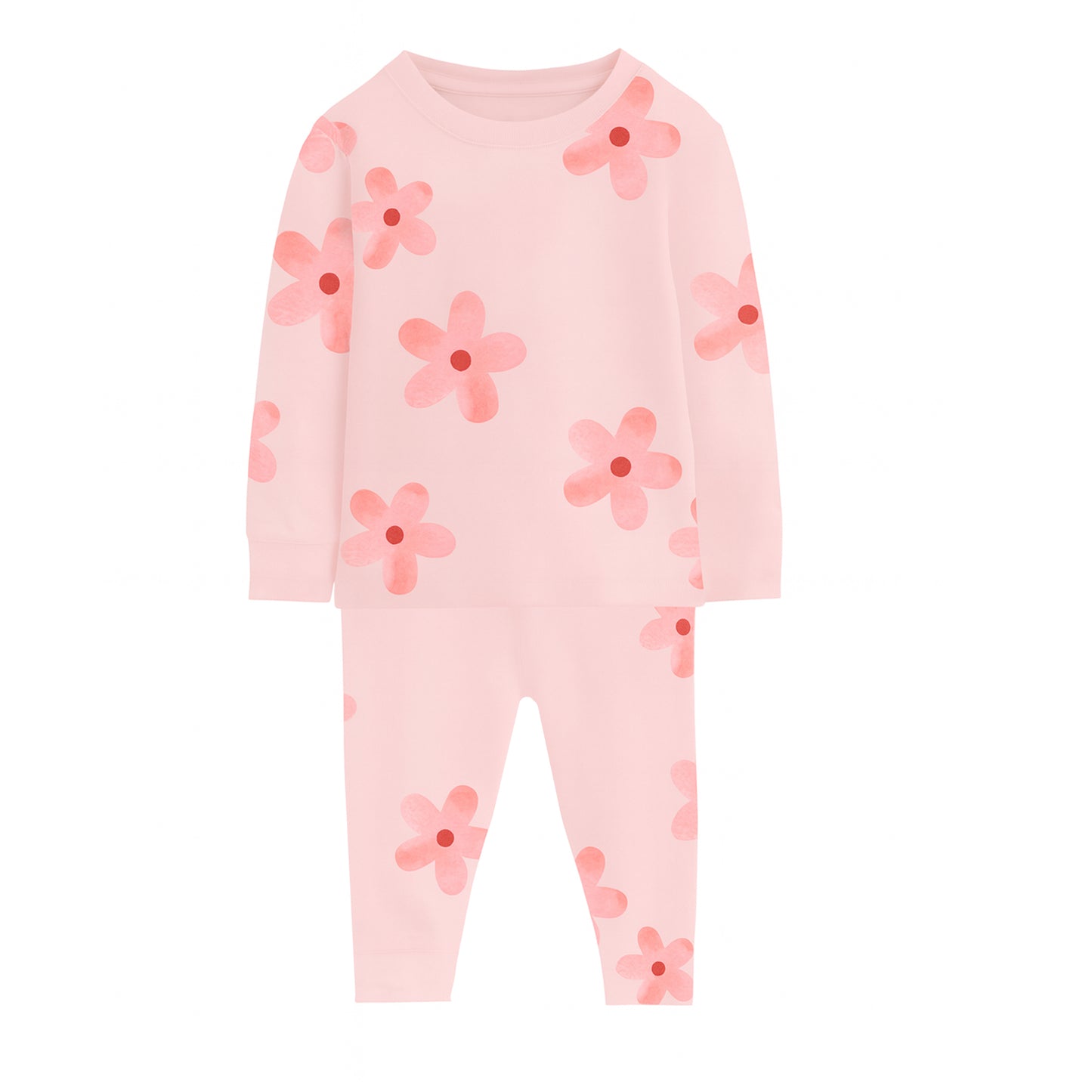 Baby Girl Bow and Flower 2 Pack Pyjamas