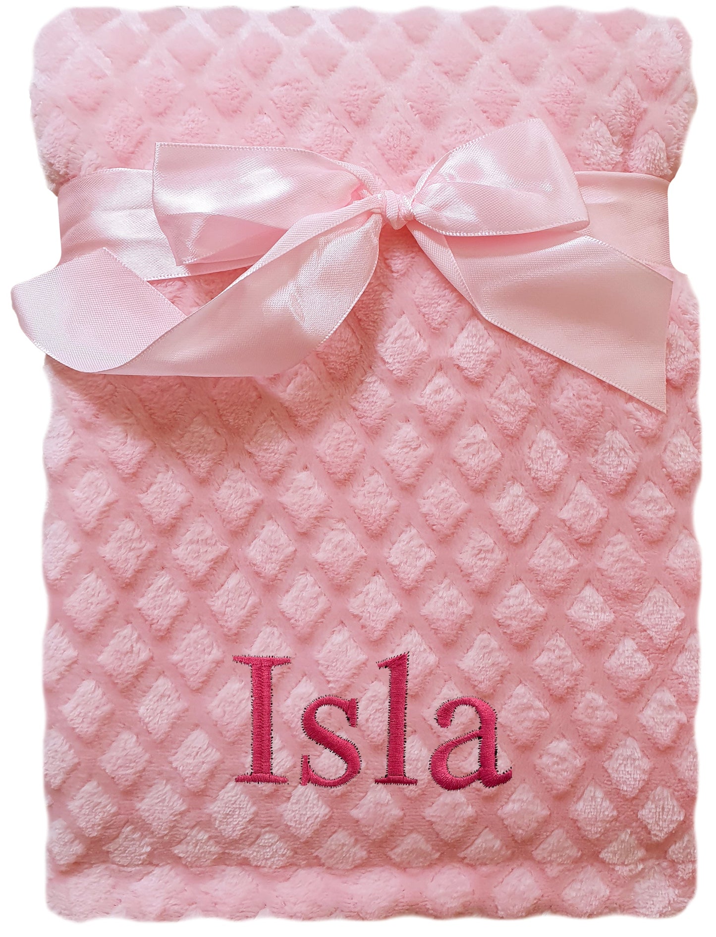 Personalised Pink Diamond Blanket